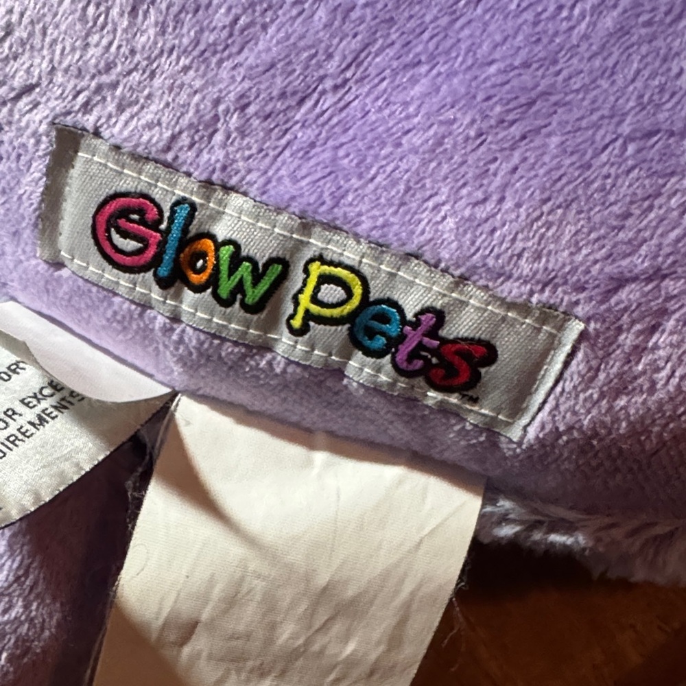Purple Pillow Pets Glow Pets Plush - Picture 5 of 7
